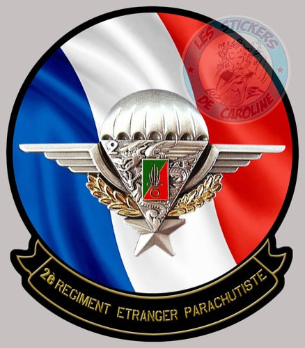 PLAQUE SUR PIERRE 2° REP LEGION ETRANGERE PARACHUTISTE 1° CIE ORIGINAL