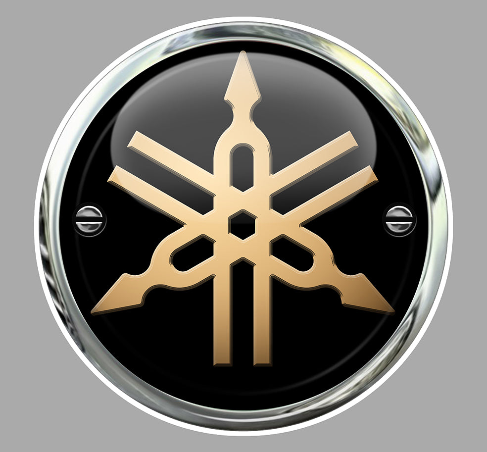 Adhésif Yamaha VIII logo et nom