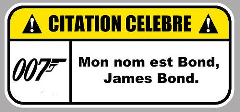 CITATION JAMES BOND CZ009