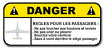 DANGER REGLES PASSAGERS DZ021