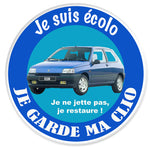 JE SUIS ECOLO CLIO EZ091