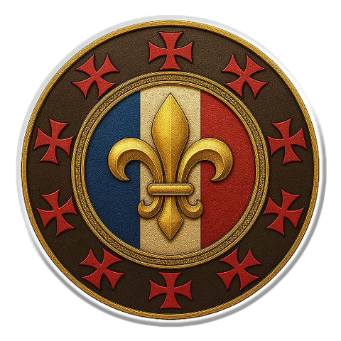 FLEUR DE LYS TEMPLIERS FZ067
