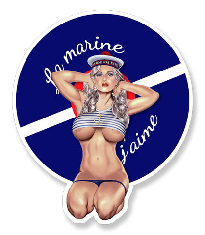 PINUP MARINE J'AIME MD081