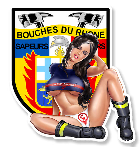 PINUP POMPIERS DU 13 PF132