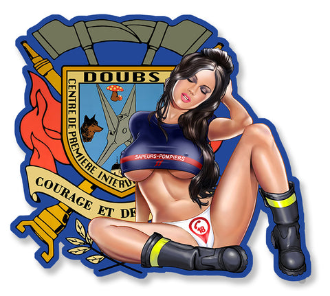 PINUP POMPIERS DU DOUBS PF138