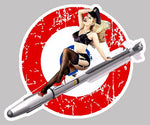 PINUP BOMB COCARDE PZ072