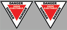 2 X DANGER SIEGE EJECTABLE DB088