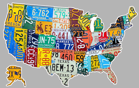 USA MAP CARTE AMERICAINE UA019
