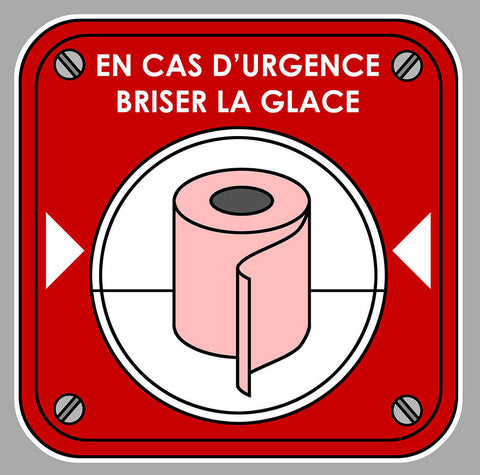 EN CAS D'URGENCE BRISER LA GLACE EA033