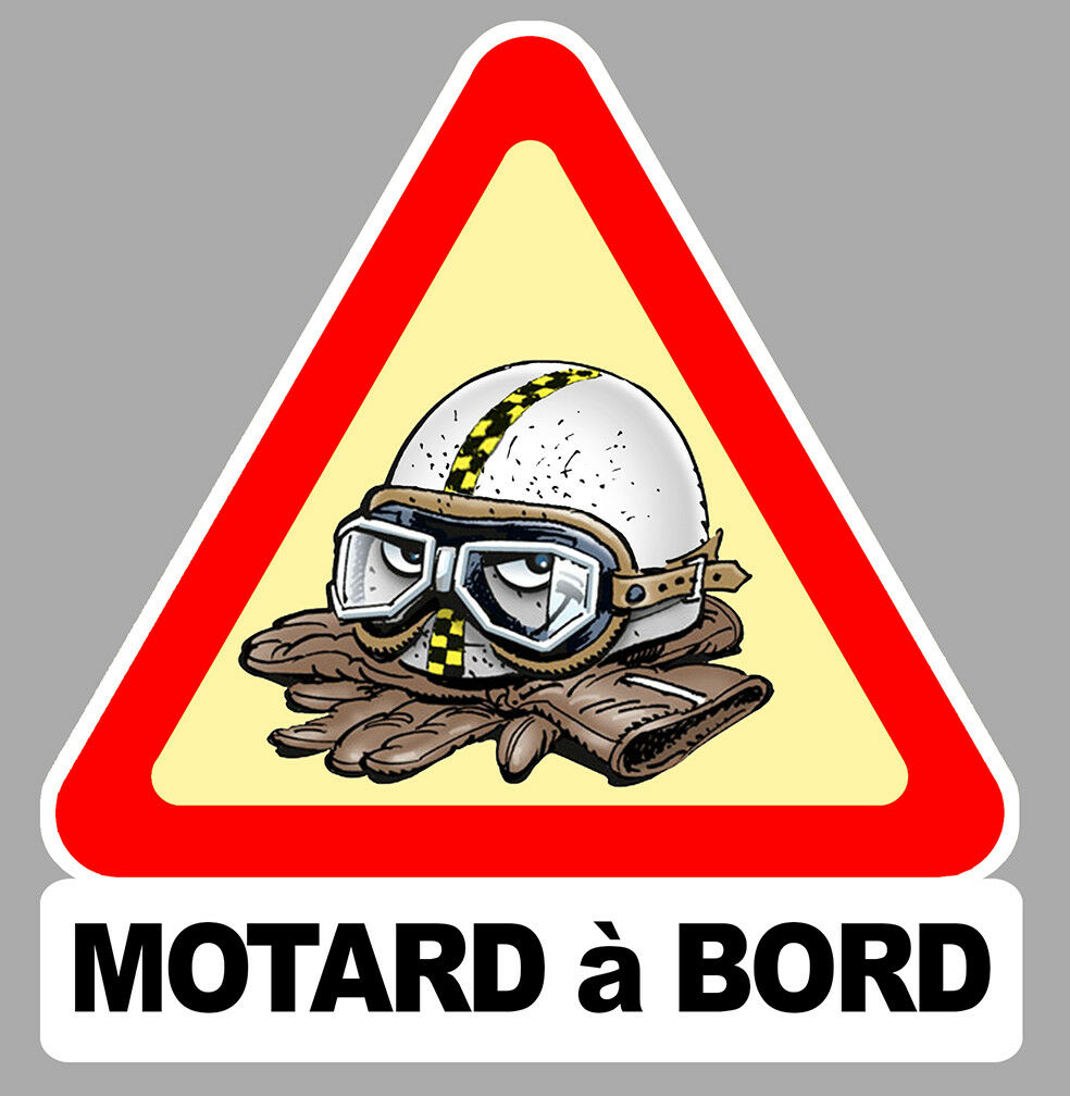 STICKER MOTARD A BORD - 156319 - CADOX CADOX - Adhésif & sticker