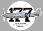 P-51 D MUSTANG GALLOPING GHOST AV057