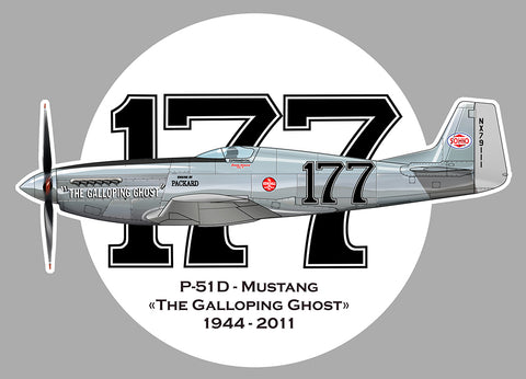 P-51 D MUSTANG GALLOPING GHOST AV057