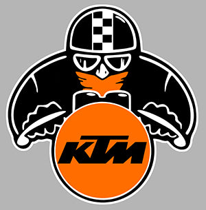 Autocollant Logo Dakar + KTM Réservoir-Valises-Queue-Casque - Adesivi Moto