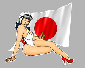 JAPAN PINUP FLAG PB421