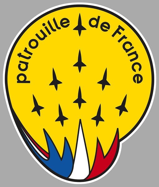 Autocollant Coeur Patrouille de France