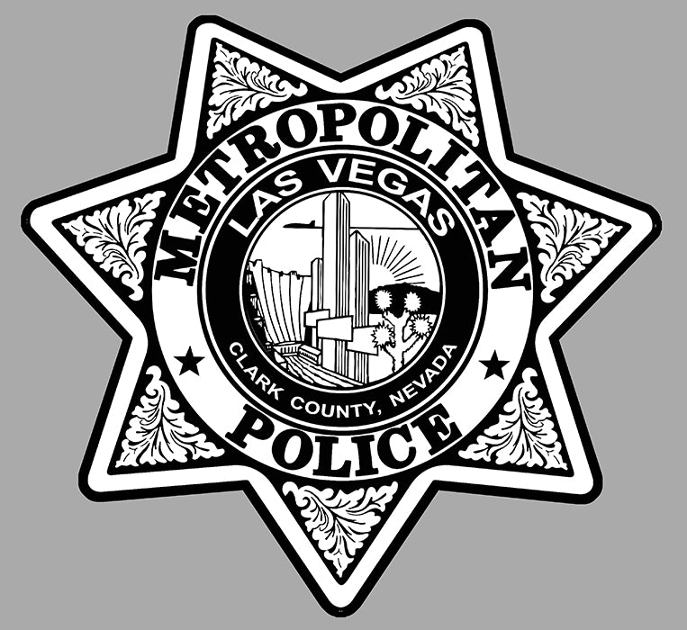 Lvmpd Logo Las Vegas Metropolitan Police Department L V M P D Badge